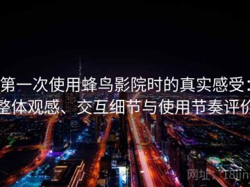 第一次使用蜂鸟影院时的真实感受：整体观感、交互细节与使用节奏评价